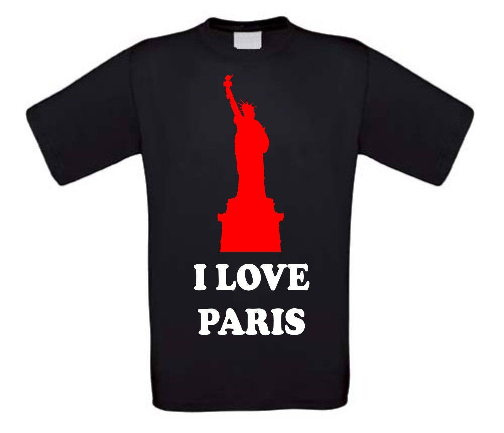 i love paris t-shirt korte mouw 