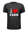 foto 1 i love paris t-shirt korte mouw met de eiffeltoren