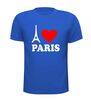 foto 5 i love paris t-shirt korte mouw met de eiffeltoren