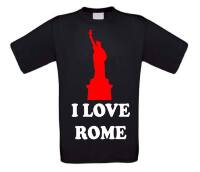 I love rome shirt korte mouw vrijheidsbeeld