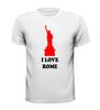 foto 9 I love Rome shirt korte mouw vrijheidsbeeld