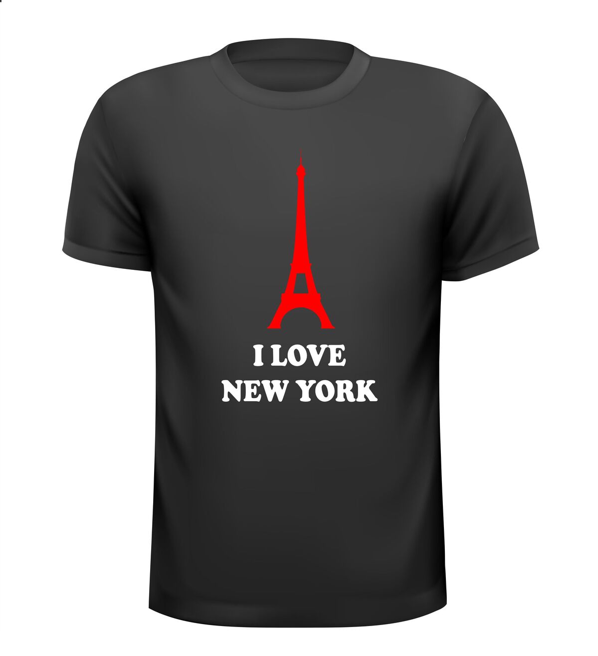 Shirtje I Iove New York Eiffeltoren