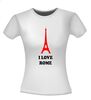 foto 10 Shirtje I love Rome Eiffeltoren