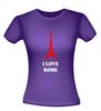foto 4 Shirtje I love Rome Eiffeltoren