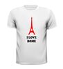 foto 9 Shirtje I love Rome Eiffeltoren