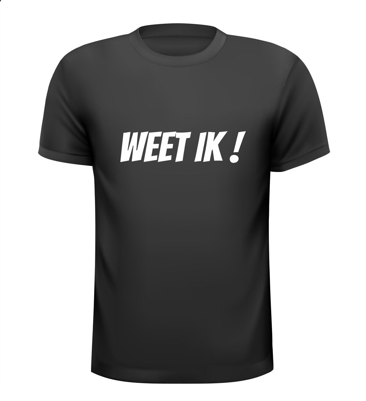 weet ik t-shirt korte mouw