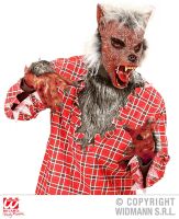 weerwolf met haar kindermasker 