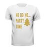 foto 13 Ho ho ho party time glitter goud t-shirt korte mouw kerst