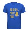 foto 5 Ho ho ho party time glitter goud t-shirt korte mouw kerst