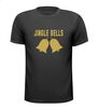 jingle bells glitter goud t-shirt korte mouw