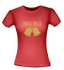 foto 8 jingle bells glitter goud t-shirt korte mouw