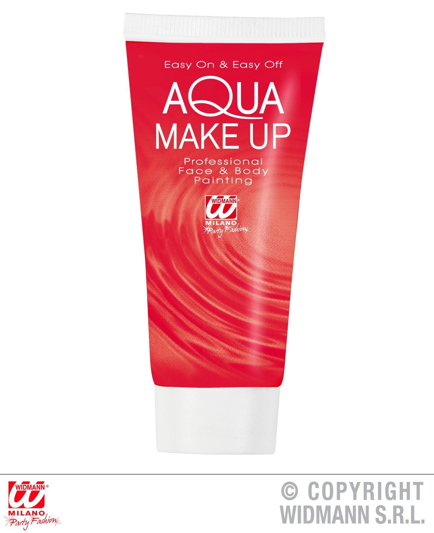 Aqua make up  in tube 30ml  rood