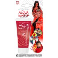 Aqua make up in tube 30ml rood