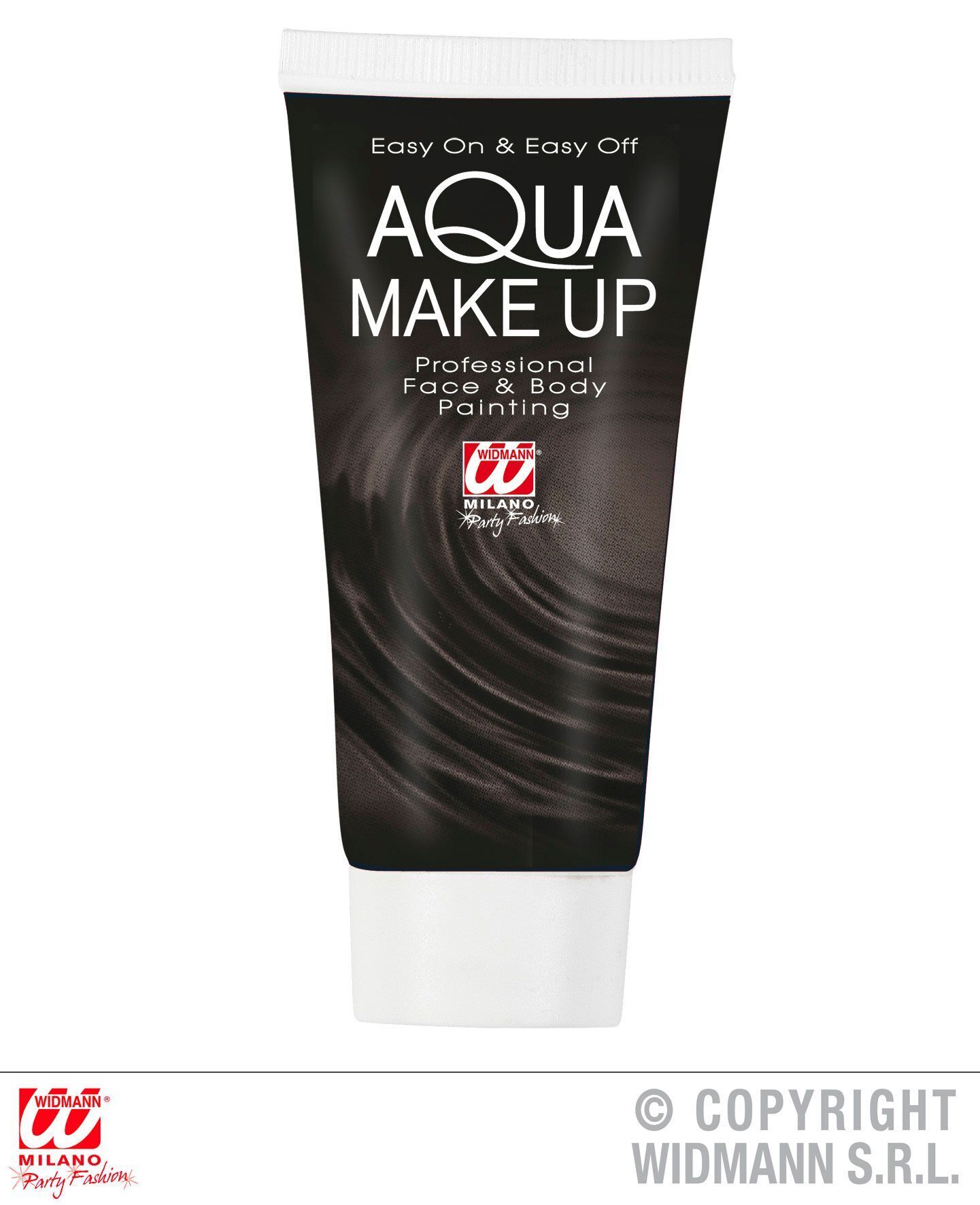 Aqua make up  in tube 30ml  zwart
