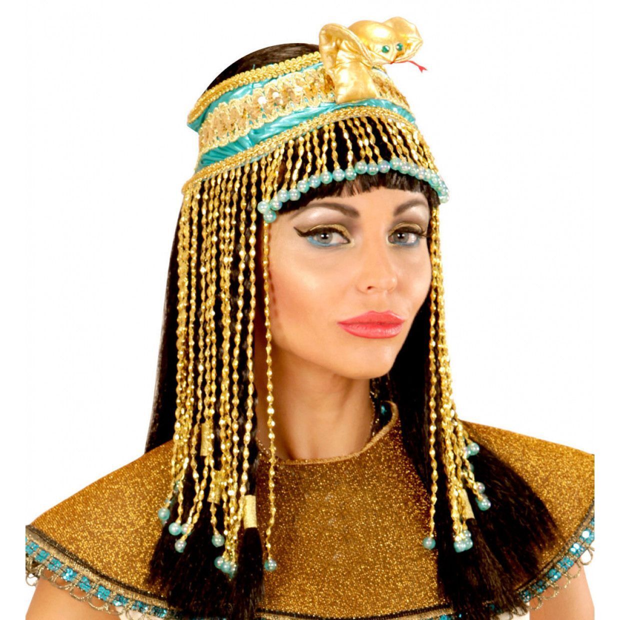 Egyptisch bepareld cleopatra hoofdstuk