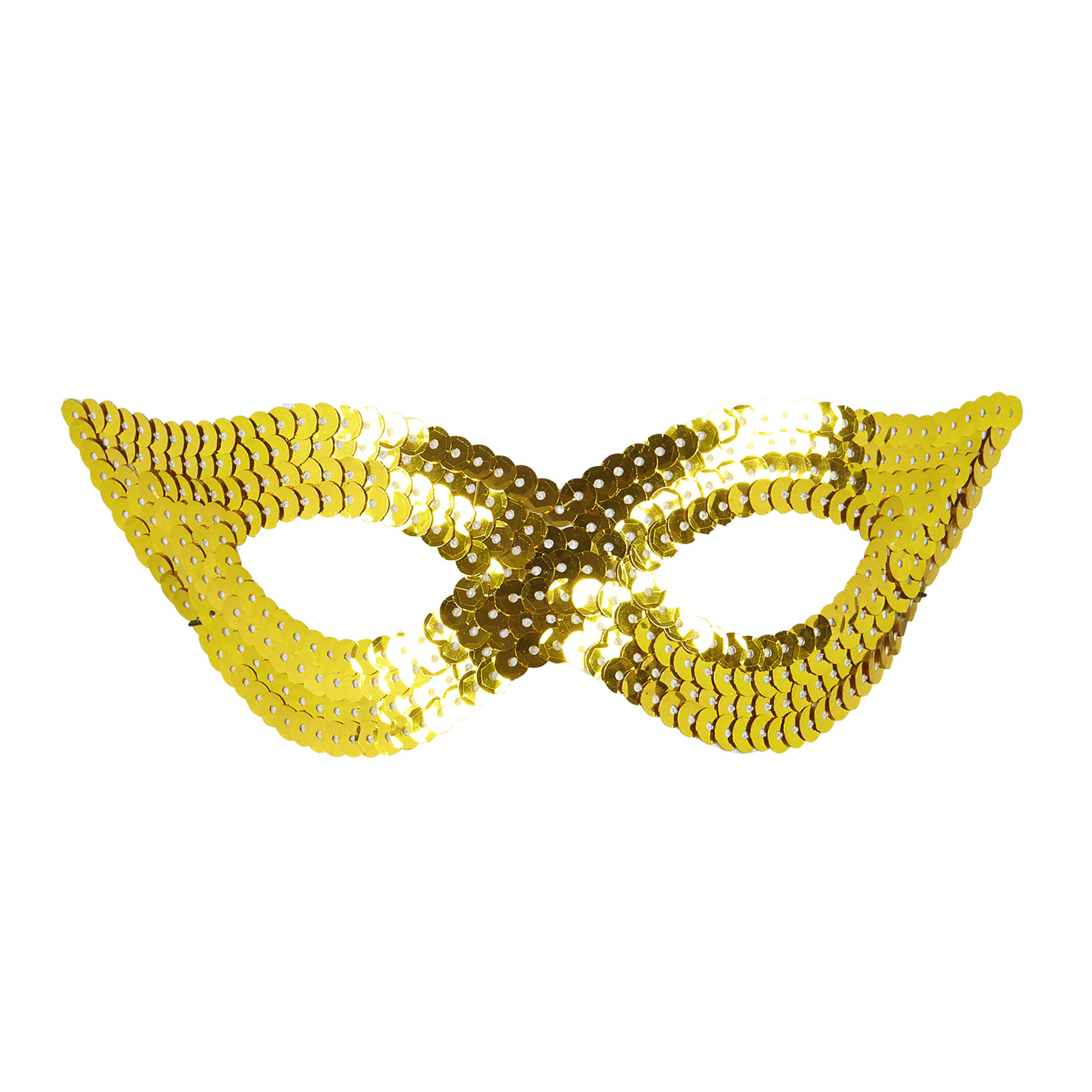 pailletten oogmasker goud bling bling 