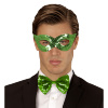 foto 3 pailletten oogmasker groen bling bling 