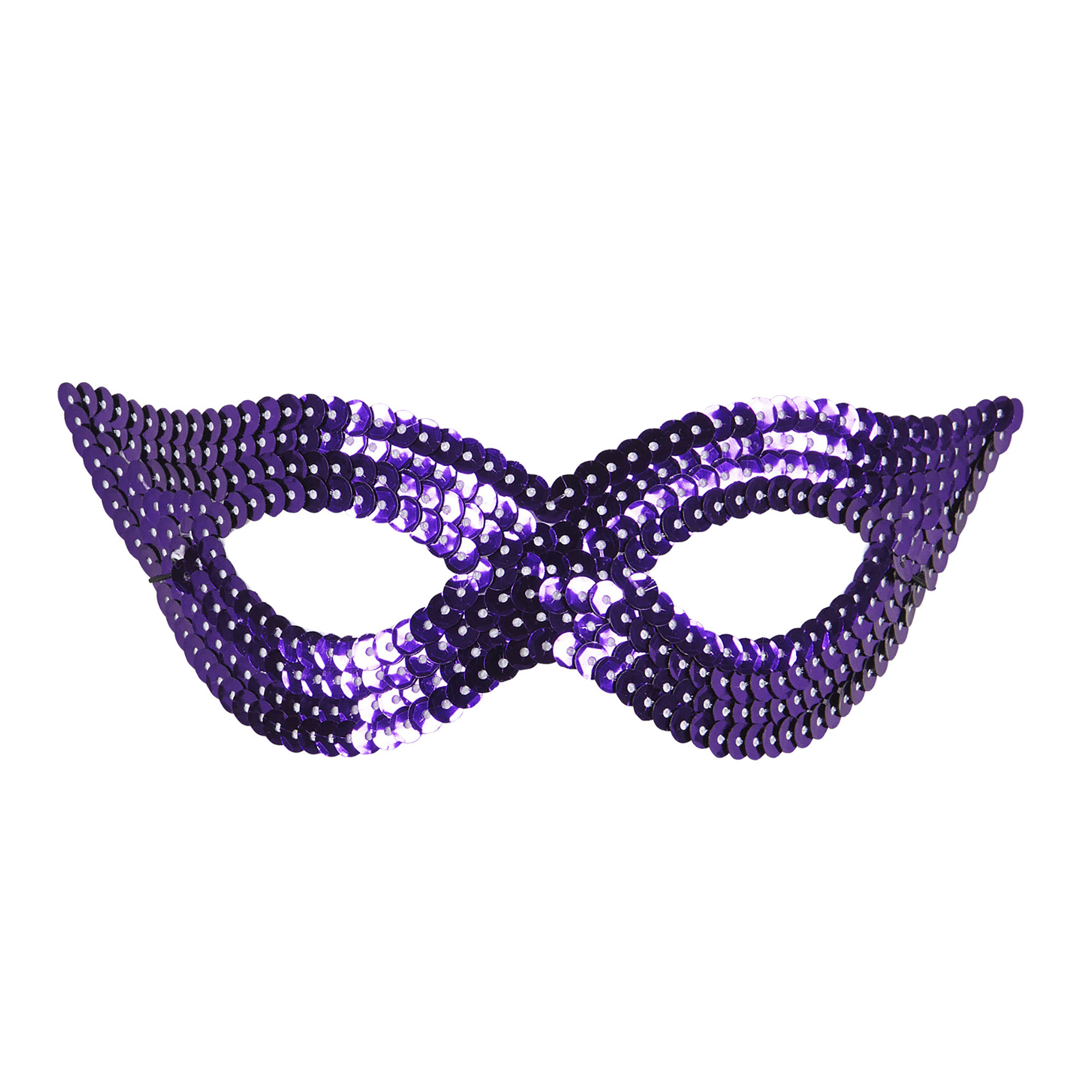 pailletten oogmasker paars bling bling 