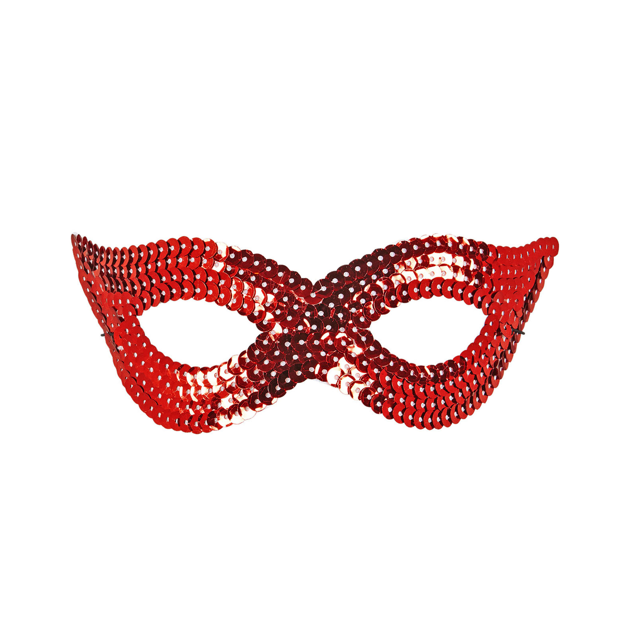 pailletten oogmasker rood bling bling 