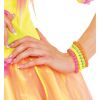 foto 1 party disco girl neon geparelde armband