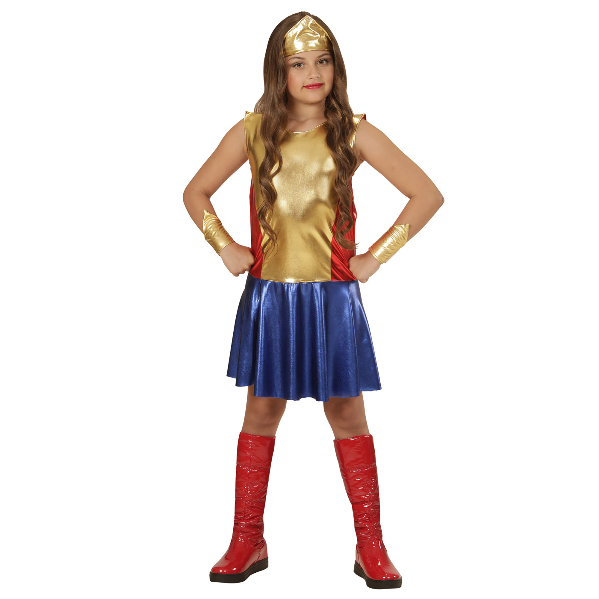 Wonder woman girl meisjes kostuum 