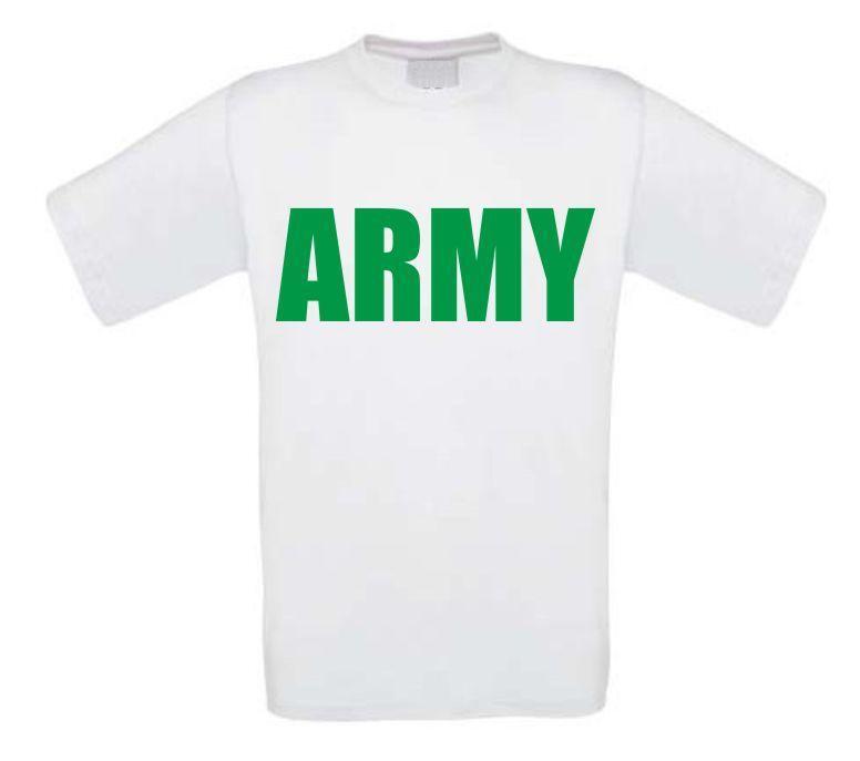 Army soldaat leger t-shirt korte mouw