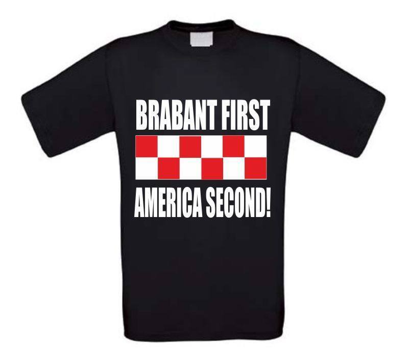 brabant first america second t-shirt korte mouw