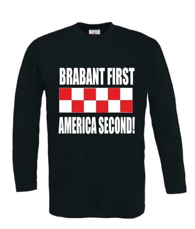 brabant first america second t-shirt lange mouw