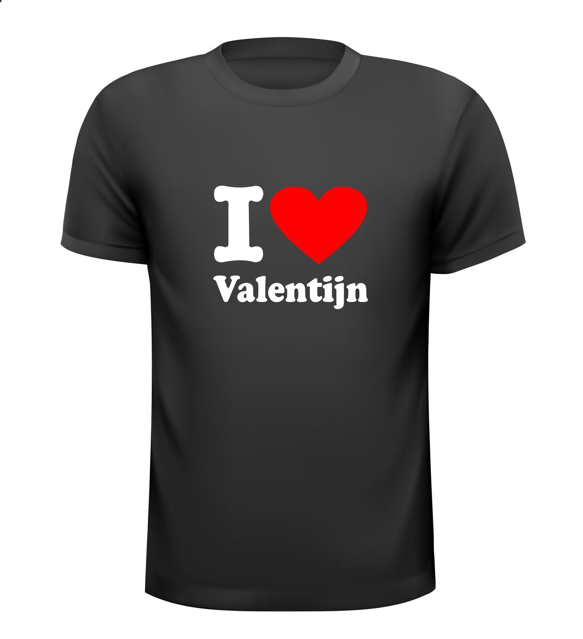 i love valentijn t-shirt korte mouw