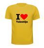 foto 11 i love valentijn t-shirt korte mouw