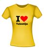 foto 12 i love valentijn t-shirt korte mouw