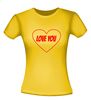 foto 16 i love you hart t-shirt valentijn korte mouw