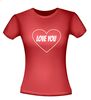 foto 8 i love you hart t-shirt valentijn korte mouw