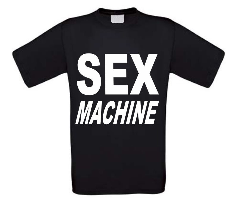 sex machine t-shirt korte mouw