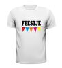 foto 13 Feestje t-shirt met vlaggenlijn opdruk
