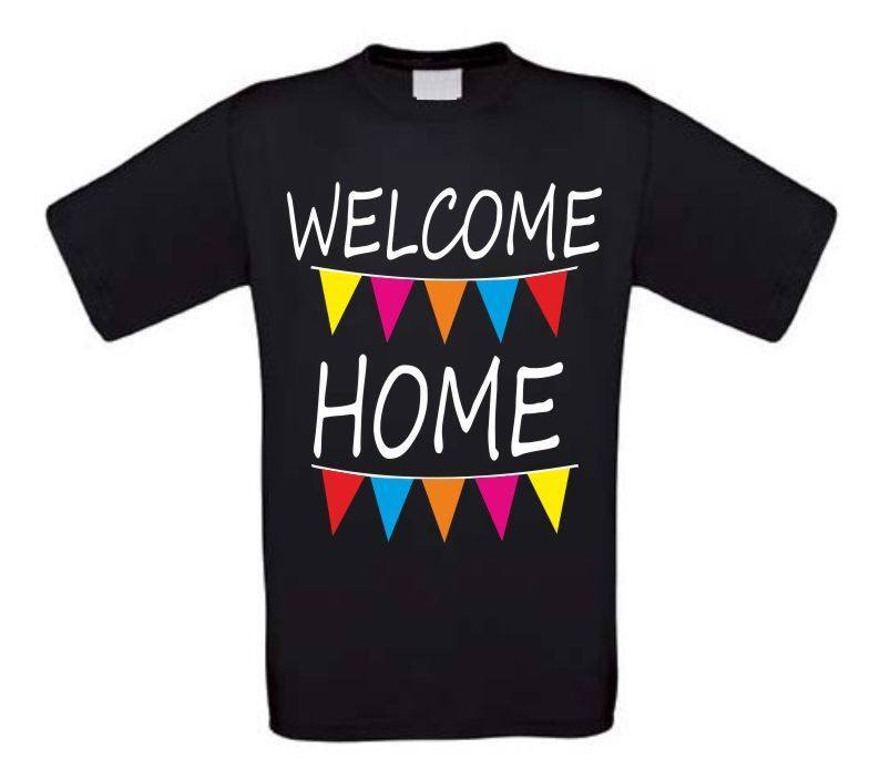welcome home t-shirt korte mouw