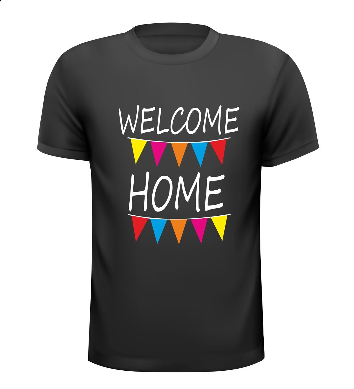 welcome home t-shirt korte mouw