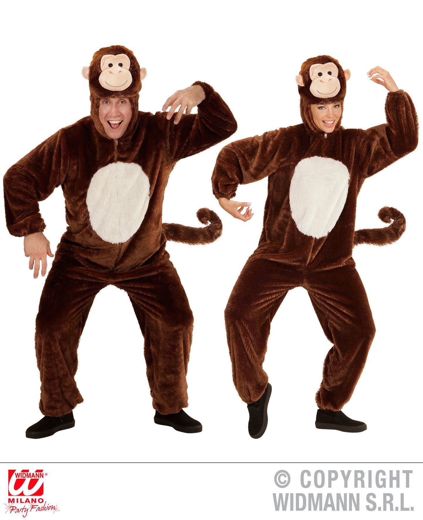 Apen kostuum plushe volwassen apenpak 