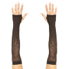 Armwarmers zwart met spinneweb volwassen