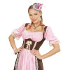 foto 4 Beierse dames mini hoed oktoberfest roze 