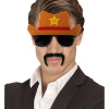 foto 4 bril met cowboyhoed en snor