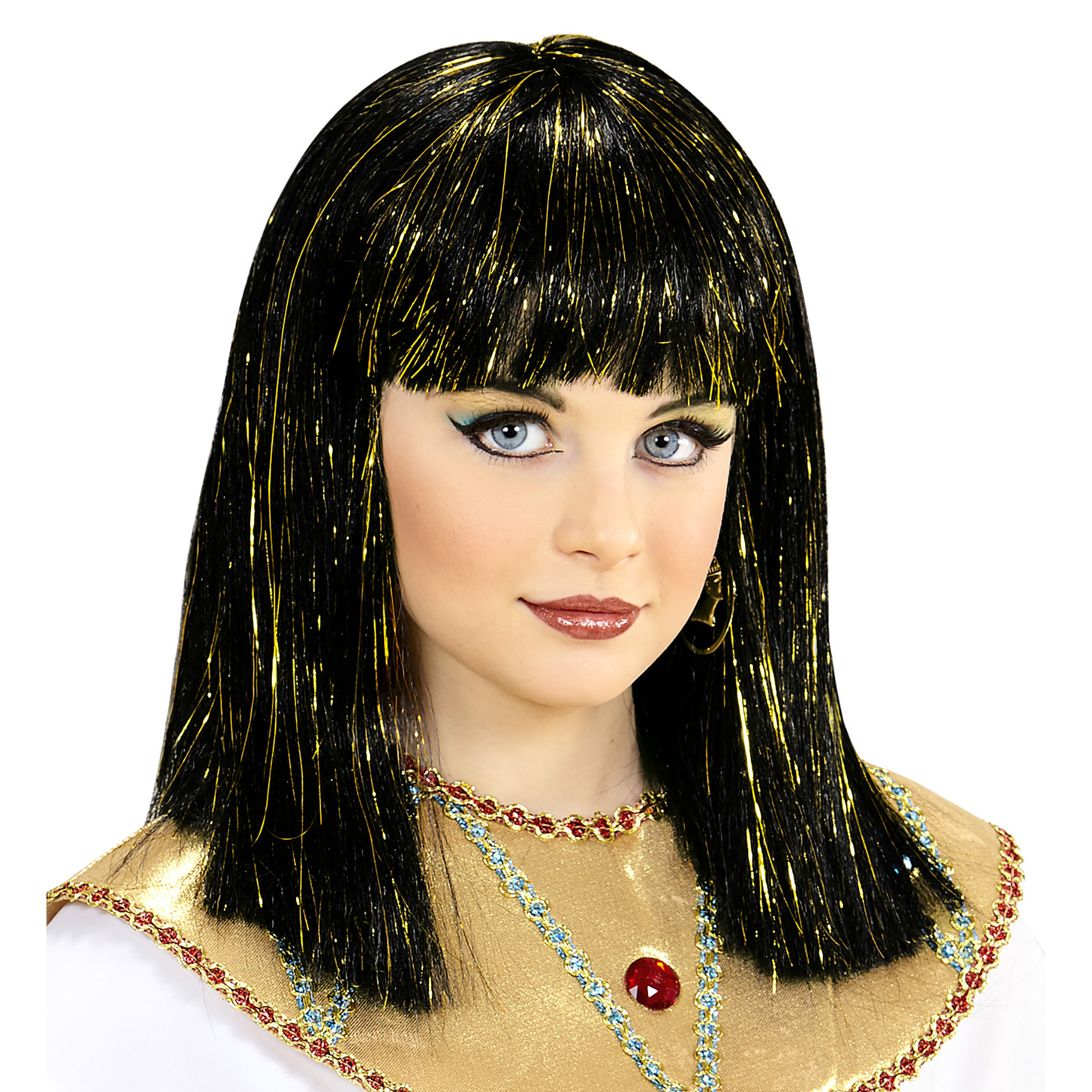 Cleopatra pruik kind koning van de nijl