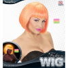 foto 2 Disco bobline pruik neon roze geel mix