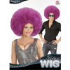 foto 2 disco soul  groovy afro pruik paars groot
