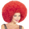 disco soul  groovy afro pruik rood groot