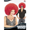 foto 2 disco soul  groovy afro pruik rood groot