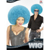 foto 2 Disco soul groovy afro pruik azuur licht blauw groot