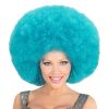 foto 4 Disco soul groovy afro pruik azuur licht blauw groot