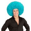foto 5 Disco soul groovy afro pruik azuur licht blauw groot