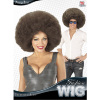 foto 2 Disco soul groovy afro pruik groot  koffie kleur bruin